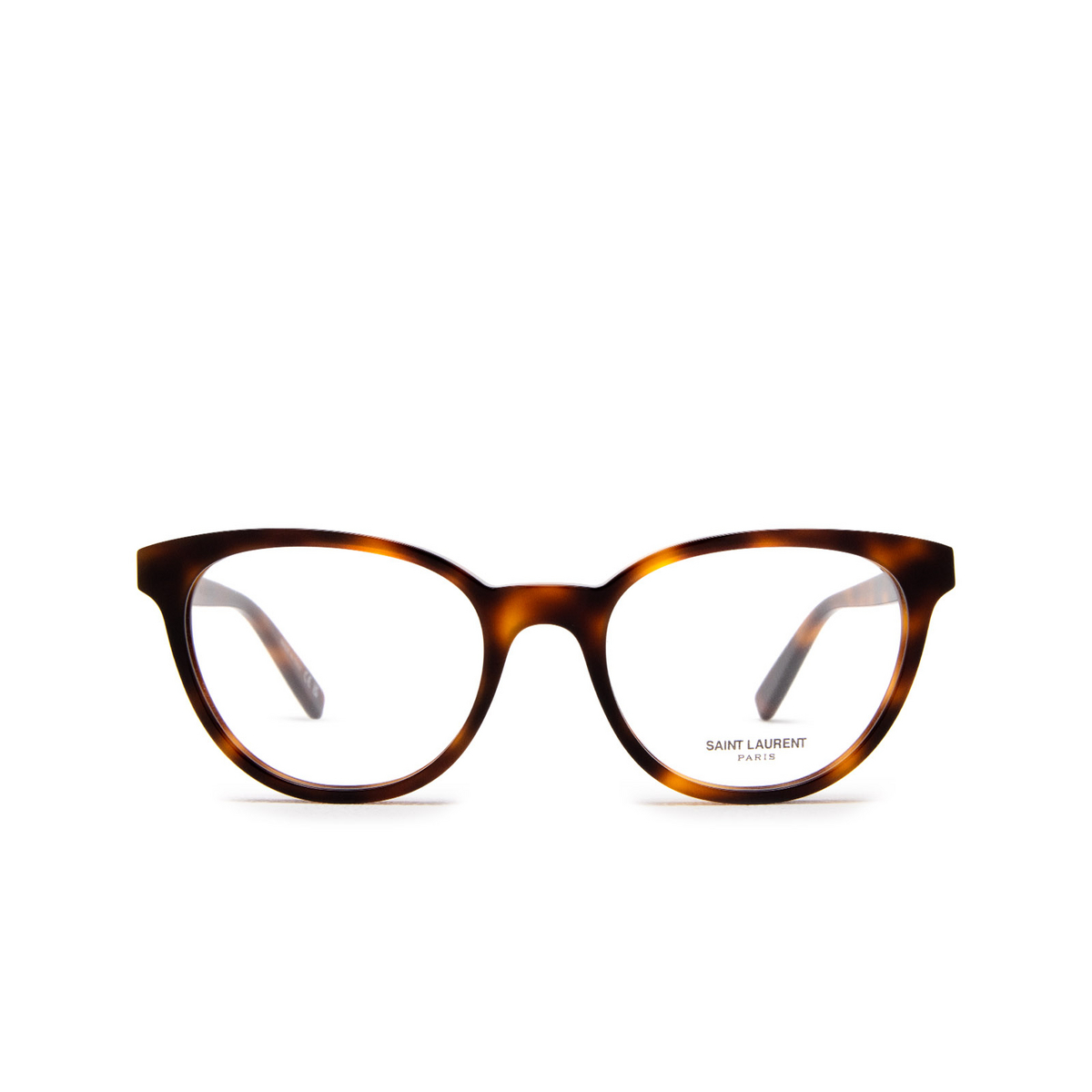 Saint Laurent SL 589 Eyeglasses 002 Havana - product thumbnail 1/4