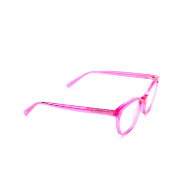 Gafas graduadas Saint Laurent SL 589 004 fuchsia - Vista tres cuartos