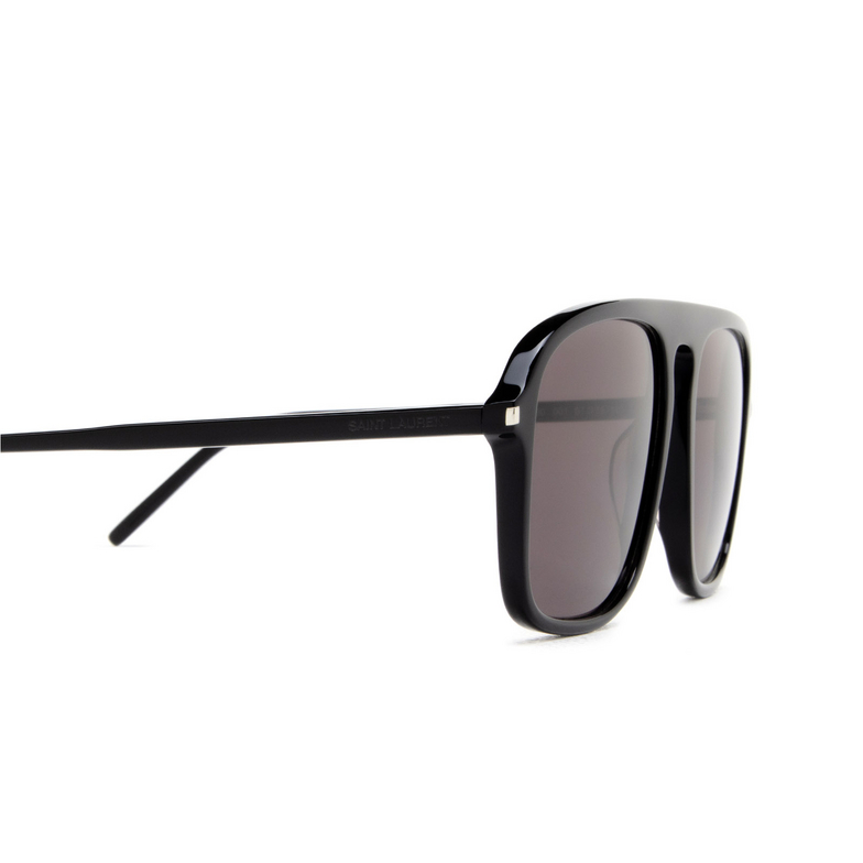 Saint Laurent SL 590 Sunglasses 001 black - 3/4