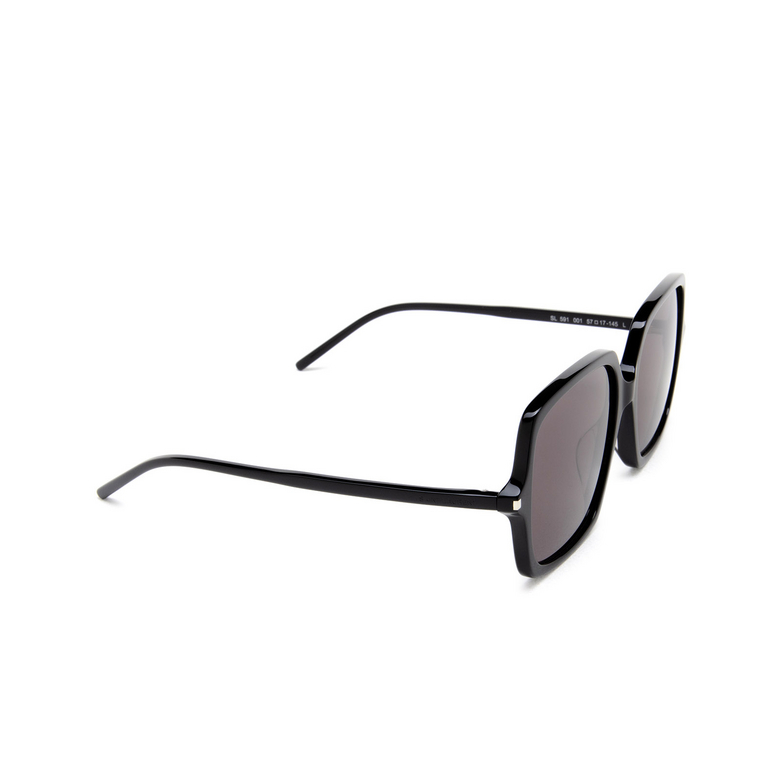 Saint Laurent SL 591 Sunglasses 001 black - 2/4
