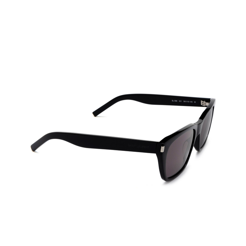 Saint Laurent SL 598 Sunglasses 001 black - 2/4
