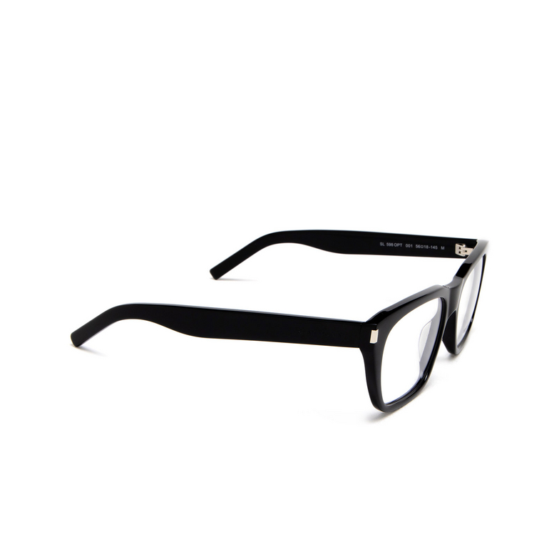 Saint Laurent SL 598 Eyeglasses 001 black - 2/4