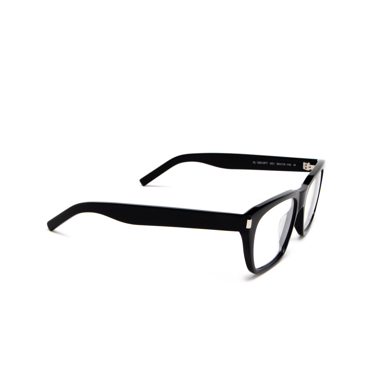 Saint Laurent SL 598 Eyeglasses 001 Black - product thumbnail 2/4