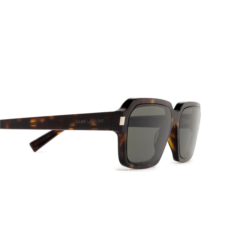 Saint Laurent SL 611 Sunglasses 002 havana - 3/4