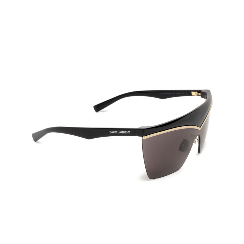 Saint Laurent SL 614 MASK Sunglasses 001 black - 2/5