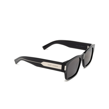 Saint Laurent SL 617 Sunglasses 001 black - three-quarters view