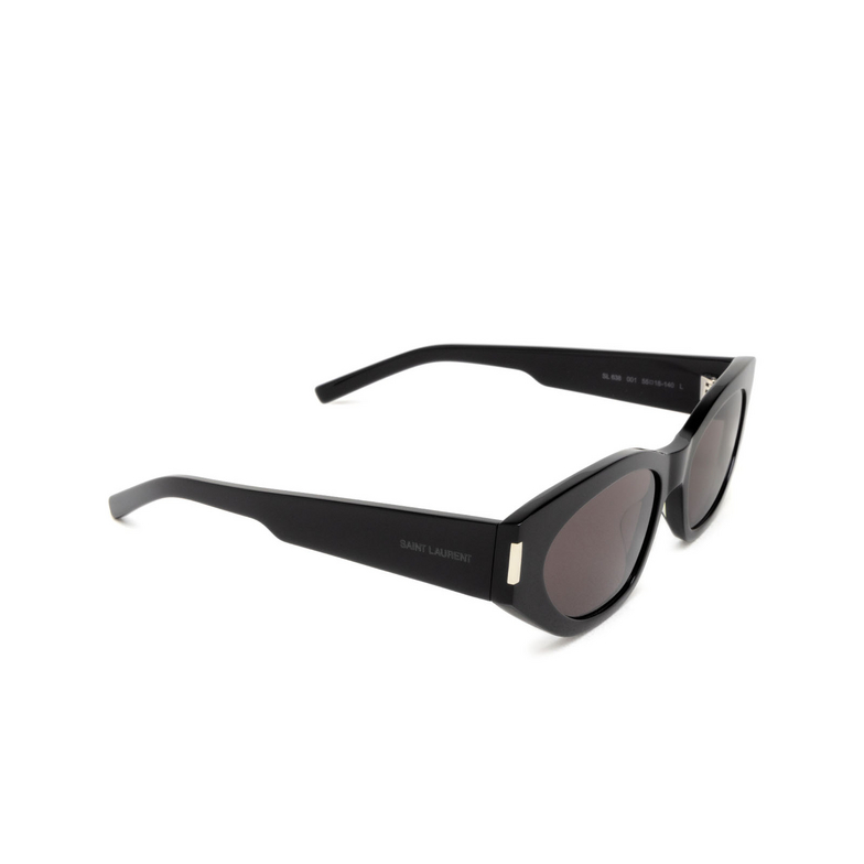 Saint Laurent SL 638 Sunglasses 001 black - 2/5