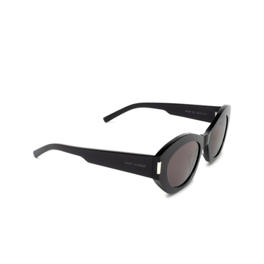 Saint Laurent SL 639 Sunglasses 001 black - three-quarters view