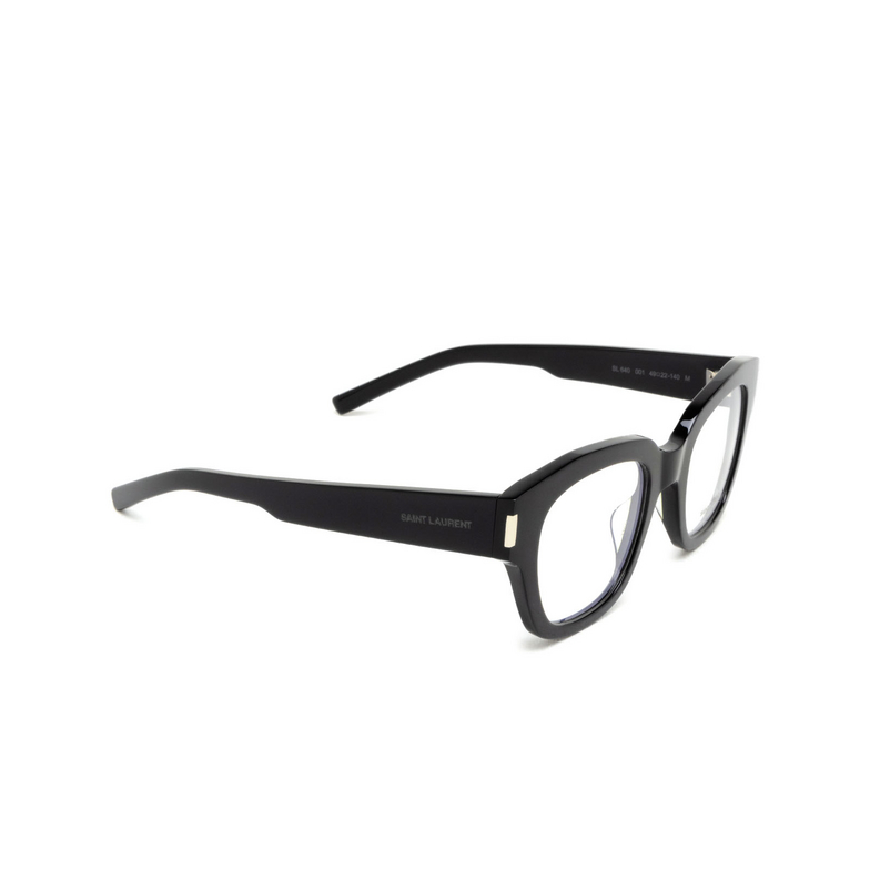 Saint Laurent SL 640 Eyeglasses 001 black - 2/5