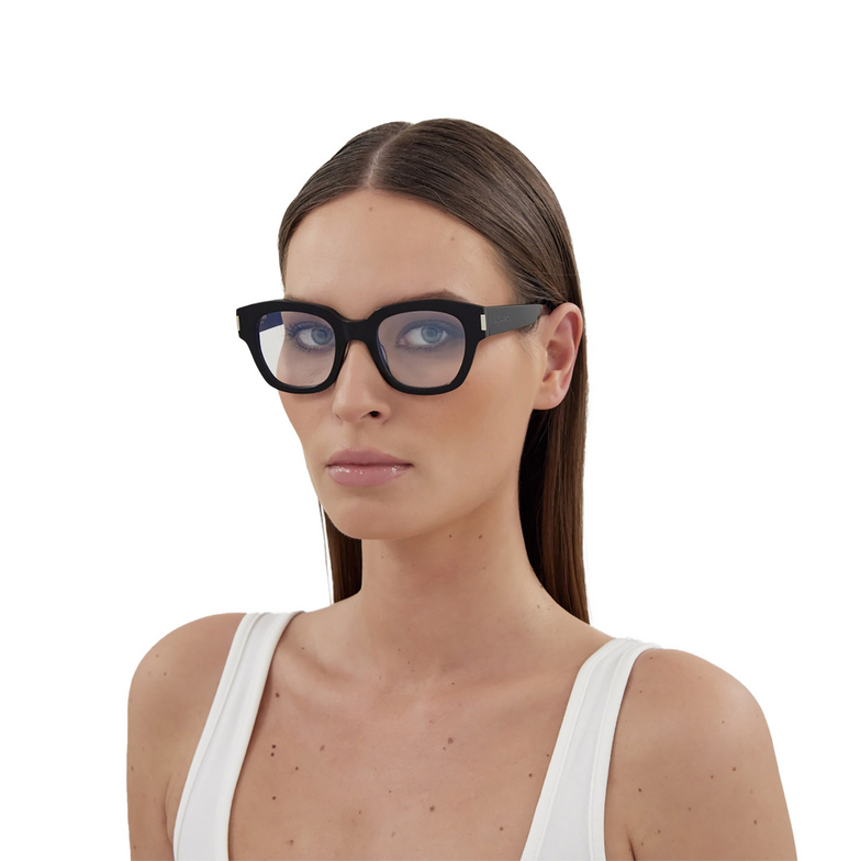 Saint Laurent SL 640 Eyeglasses 001 black - 5/5