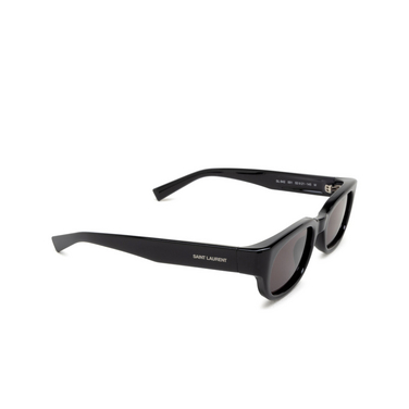 Saint Laurent SL 642 Sunglasses 001 black - three-quarters view