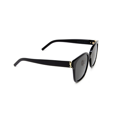 Gafas de sol Saint Laurent SL M105/F 006 black - Vista tres cuartos