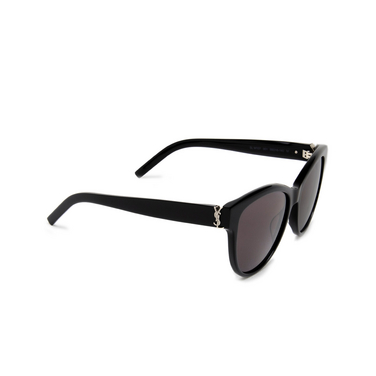 Saint Laurent SL M107 Sunglasses 001 black - three-quarters view