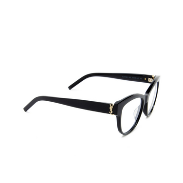 Saint Laurent SL M108 Eyeglasses 002 black - three-quarters view