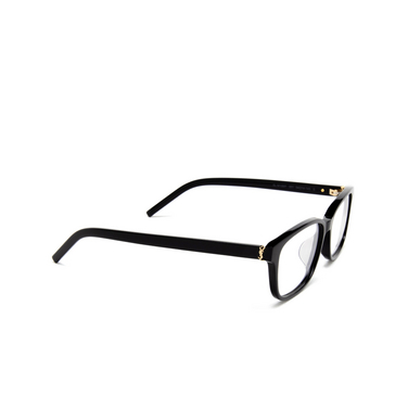 Saint Laurent SL M109/F Korrektionsbrillen 001 black - Dreiviertelansicht
