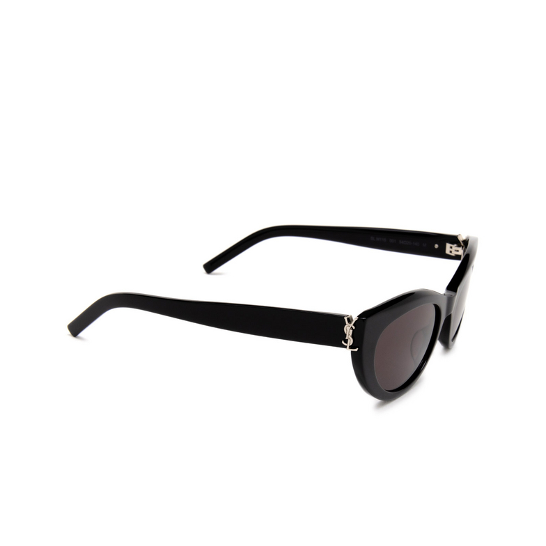 Saint Laurent SL M115 Sunglasses 001 black - 2/4