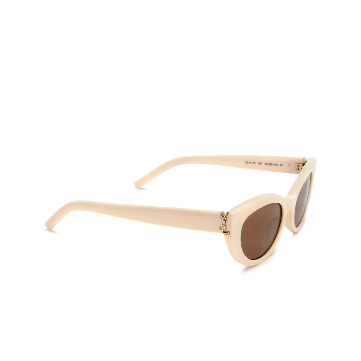 Saint Laurent SL M115 Sunglasses 004 Ivory - 2/4
