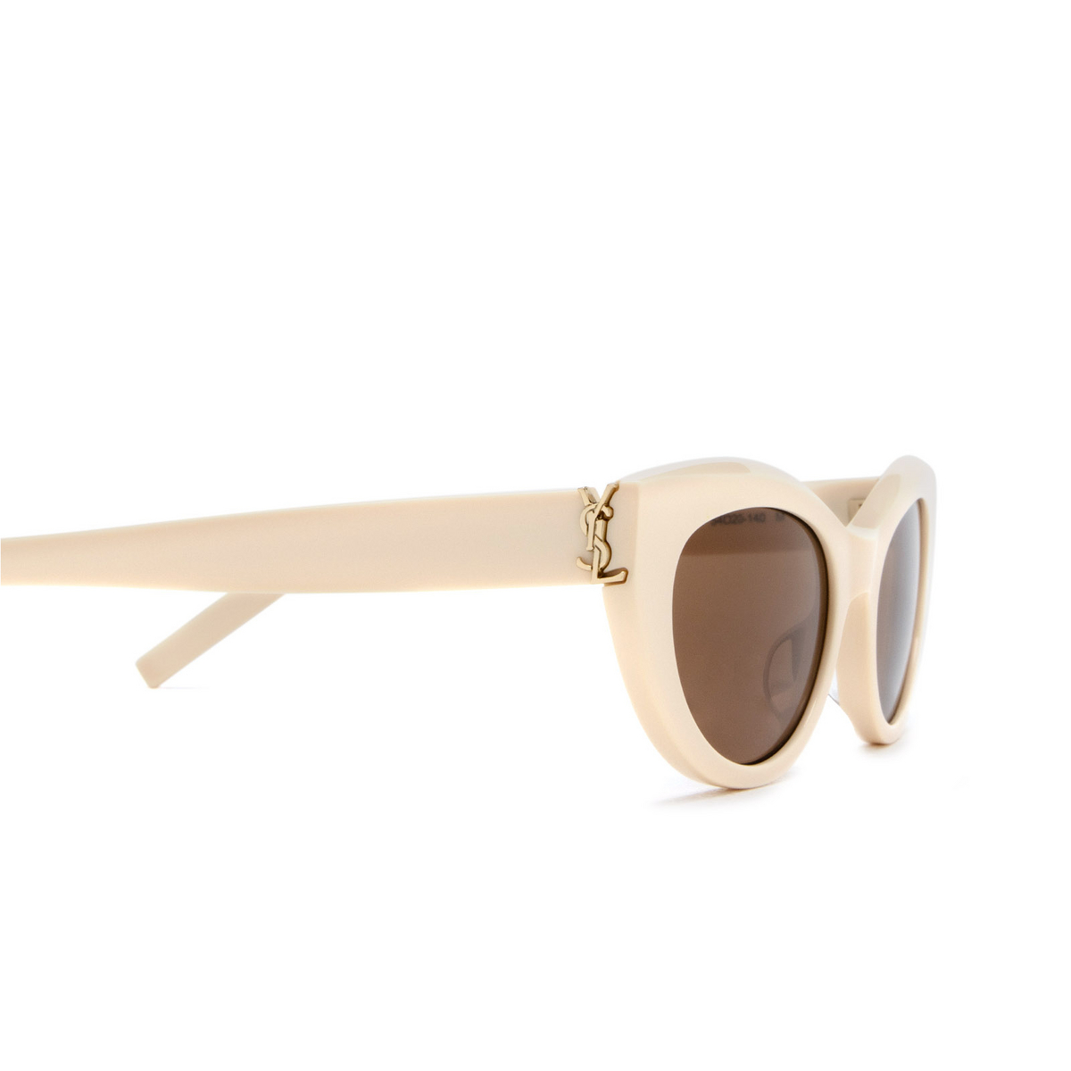 Saint Laurent SL M115 Sunglasses 004 Ivory - product thumbnail 3/4