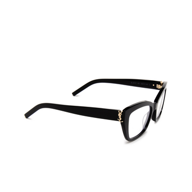 Saint Laurent SL M117 Korrektionsbrillen 001 black - Dreiviertelansicht