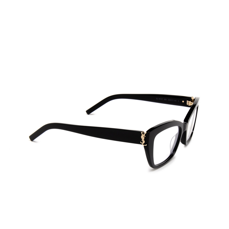 Saint Laurent SL M117 Eyeglasses 001 black - 2/4