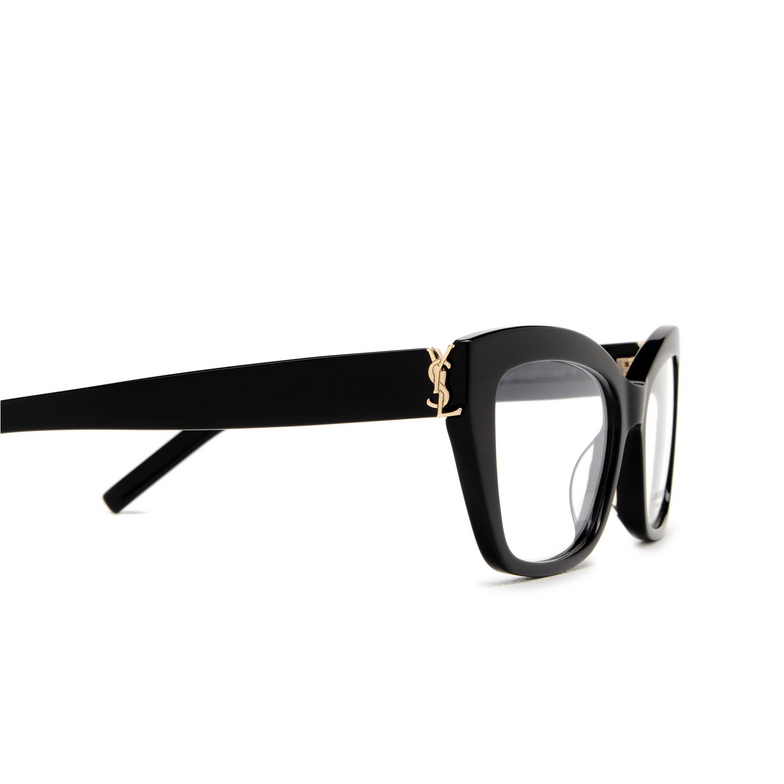 Saint Laurent SL M117 Eyeglasses 001 black - 3/4