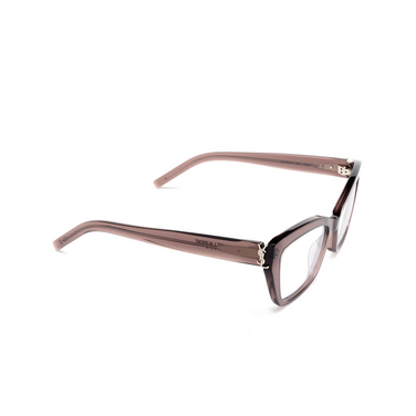 Saint Laurent SL M117 Korrektionsbrillen 003 brown - Dreiviertelansicht