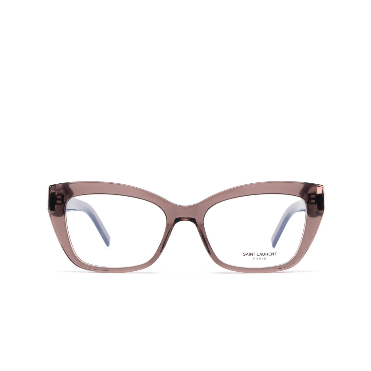Saint Laurent SL M117 Eyeglasses 003 Brown - front view