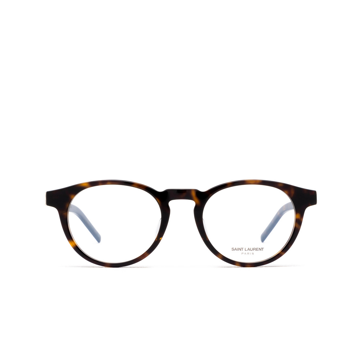 Saint Laurent SL M122/F Eyeglasses 002 Havana - front view