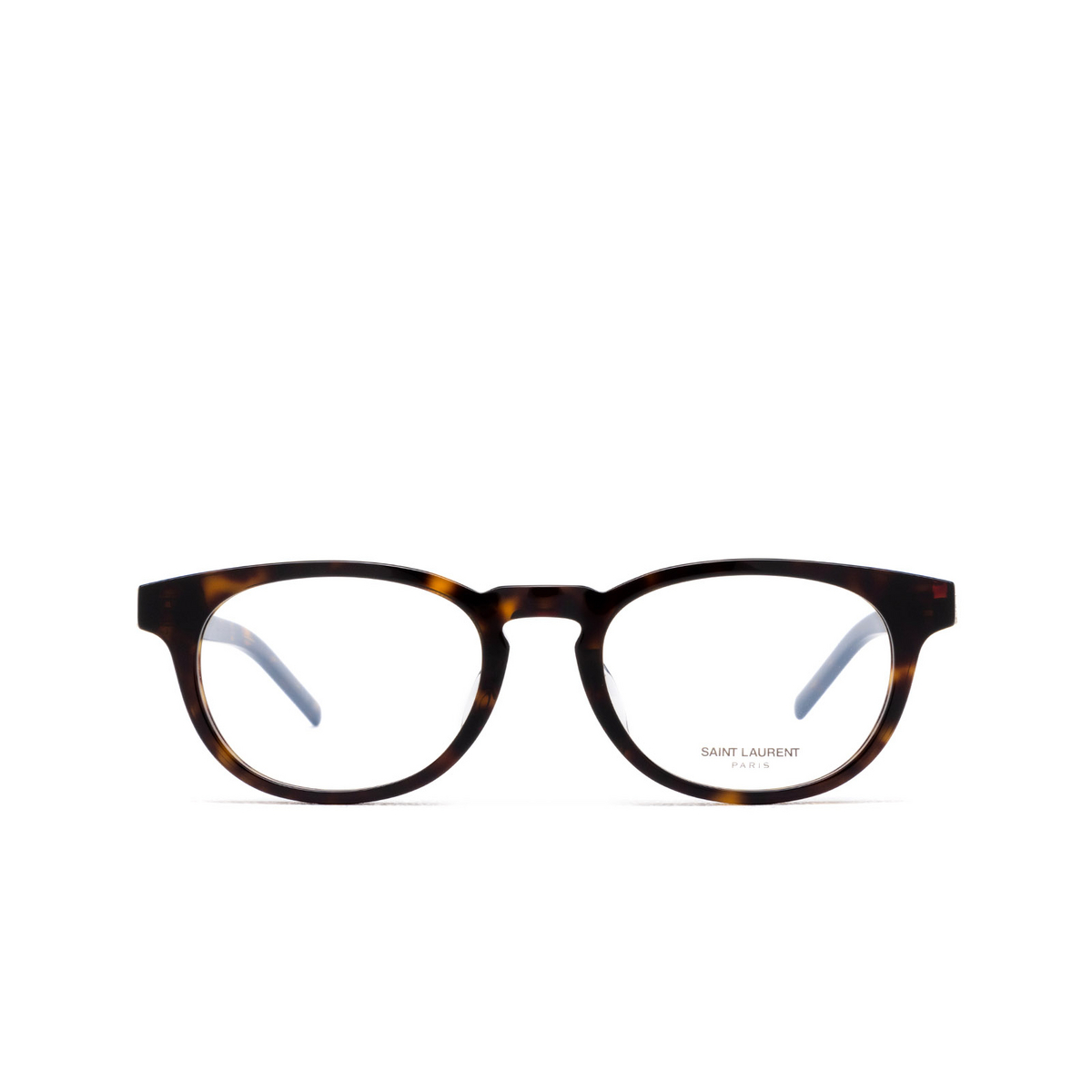 Saint Laurent SL M123/F Eyeglasses 002 Havana - front view