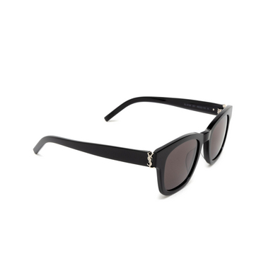 Saint Laurent SL M124 Sunglasses 001 black - three-quarters view