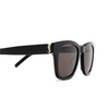 Saint Laurent SL M124 Sunglasses 001 black - product thumbnail 3/4