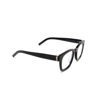 Saint Laurent SL M124 Eyeglasses 001 black - three-quarters view