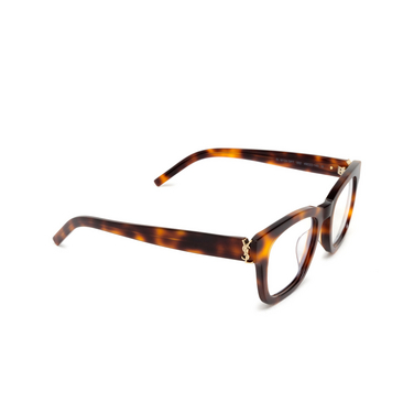 Occhiali da vista Saint Laurent SL M124 002 havana - tre quarti