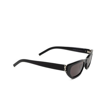 Saint Laurent SL M126 Sunglasses 001 black - three-quarters view