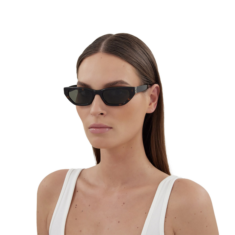 Saint Laurent SL M126 Sunglasses 002 havana - 5/5