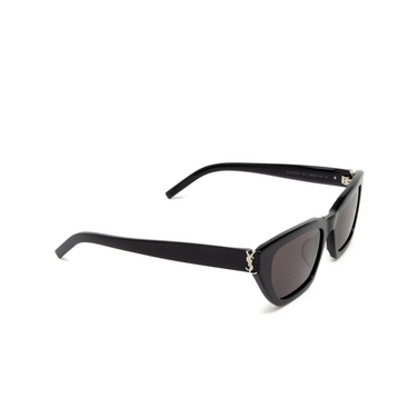 Saint Laurent SL M127/F Sunglasses 001 black - three-quarters view