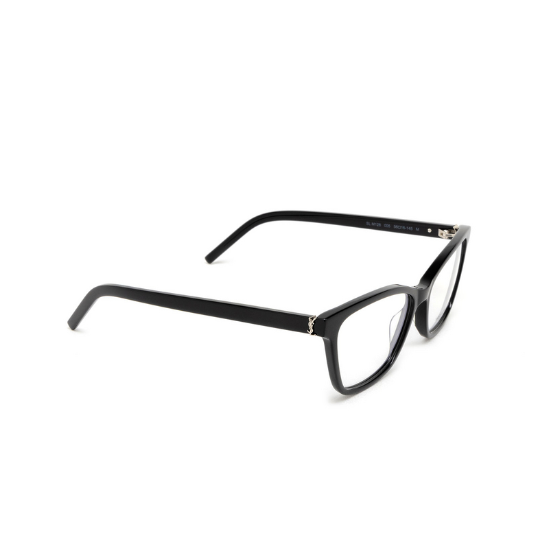Saint Laurent SL M128 Eyeglasses 005 black - 2/4