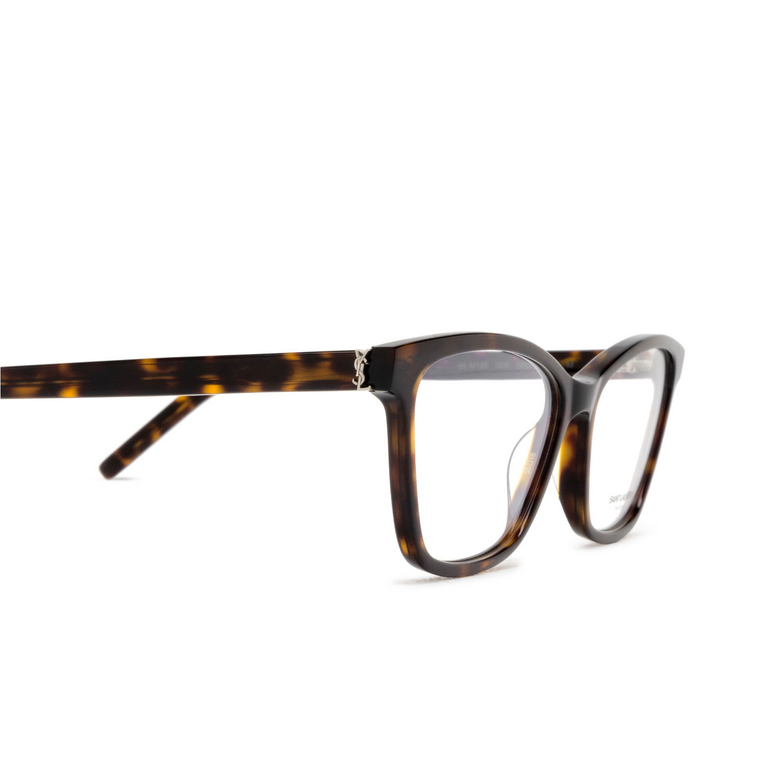 Saint Laurent SL M128 Eyeglasses 006 havana - 3/4