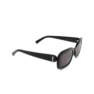 Saint Laurent SL M130 Sunglasses 001 black - three-quarters view