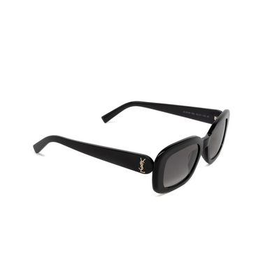 Saint Laurent SL M130 Sonnenbrillen 002 black - Dreiviertelansicht