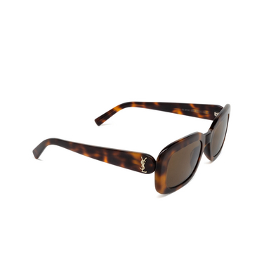 Saint Laurent SL M130 Sunglasses 004 havana - three-quarters view