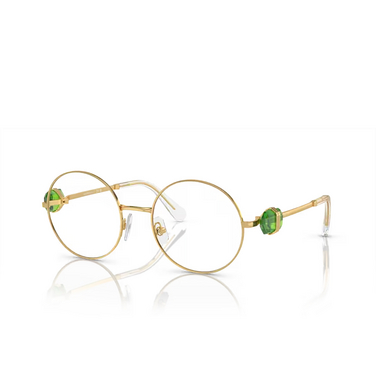 Gafas graduadas Swarovski SK1001 4004 gold - Vista tres cuartos