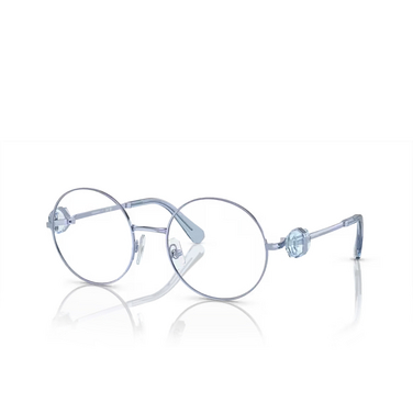 Swarovski SK1001 Korrektionsbrillen 4005 light blue - Dreiviertelansicht