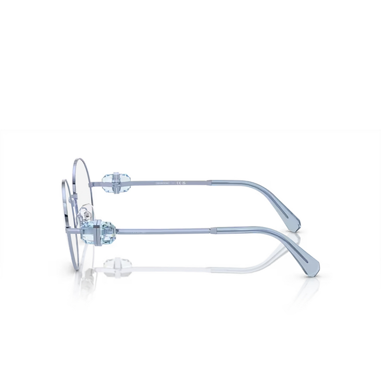 Swarovski SK1001 Eyeglasses 4005 light blue - 3/4