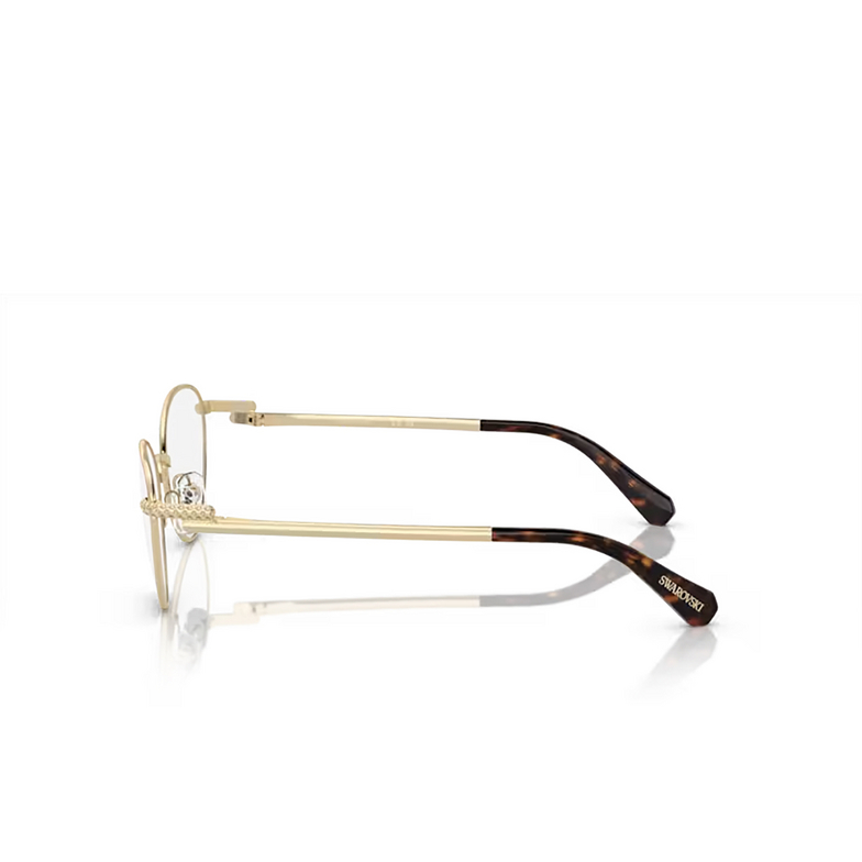 Swarovski SK1002 Eyeglasses 4013 pale gold - 3/4