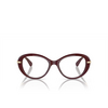 Swarovski SK2001 Eyeglasses 1008 burgundy - product thumbnail 1/4