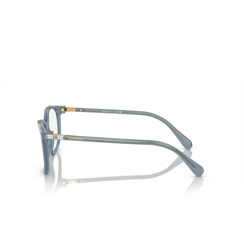 Swarovski SK2002 Eyeglasses 1035 opaline blue - 3/4