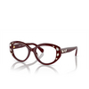 Swarovski SK2006 Eyeglasses 1008 red burgundy - product thumbnail 2/4