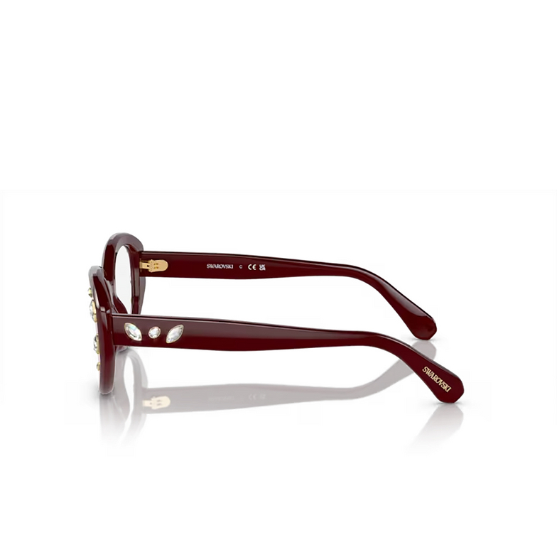 Swarovski SK2006 Eyeglasses 1008 red burgundy - 3/4