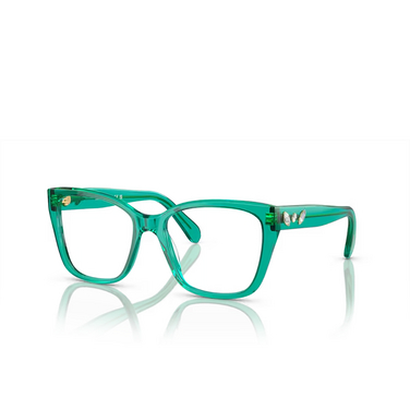 Swarovski SK2008 Eyeglasses 1029 crystal green - three-quarters view